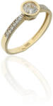 Gold rings AU72730 - 14 karátos női arany eljegyzési gyűrű Méret: 51 (AU72730)
