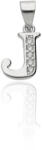 Fine Silver Ezüst J Betű medál - AG-XS1-J120 (AG-XS1-J120)