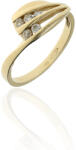 Gold rings AU56220 - 14 karátos női arany gyűrű Méret: 54 (AU56220)