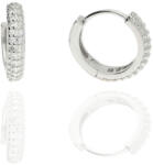 Fine Silver AG124559 - Ezüst bepattintós női fülbevaló pár (AG124559)