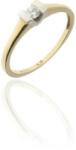 Gold rings AU55525 - 14 karátos női arany eljegyzési gyűrű Méret: 52 (AU55525)