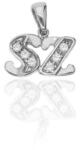 Gold letter pendants 14 K arany Sz Betű medál - AU-XF4-SZ-80 (AU-XF4-SZ-80)