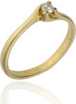 Gold rings AU84191 - 14 karátos női arany eljegyzési gyűrű Méret: 52 (AU84191)