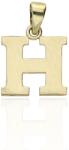 Gold letter pendants 14 K arany H Betű medál - AU-XS2-H-80 (AU-XS2-H-80)