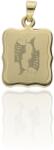 Gold horoscope pendants 14 karátos arany halak horoszkóp medál - AU1-1-7-12-90 (AU1-1-7-12-90)