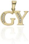 Gold letter pendants 14 K arany GY Betű medál - AU-XS1-GY-100 (AU-XS1-GY-100)