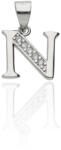 Fine Silver Ezüst N Betű medál - AG-XS1-N120 (AG-XS1-N120)