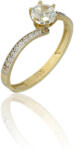Gold rings AU80204 - 14 karátos női arany eljegyzési gyűrű Méret: 50 (AU80204)