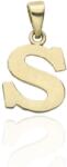 Gold letter pendants 14 K arany S Betű medál - AU-XS2-S-60 (AU-XS2-S-60)