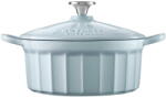 Buydeem Cratita cu capac BUYDEEM CP521-WB, 2.9 l, Fonta emailata Albastru deschis (CP521-WB) - forit