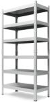 Apolcod Fémállvány HARD METAL 220x100x50 225 kg/polc Polcrendszer mérete: 220x100x50, Polcok száma: 6, A polcrendszer teljes teherbírása: 1350 KG