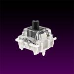 AVAX Gateron G Pro 3.0 billentyűkapcsoló (3-pin, lineáris, gyárilag kenve, 35 db, átlátszó felső, fehér alsó, SMD-kompat (GATERON_G_PRO_3_BLACK_SWITCH35)