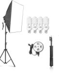  Kit lumini E27 135W x 4 cu softbox 60 x 80cm si stativ (EREISE-KIT-6080)