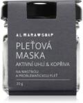 Almara Soap Face Active Charcoal & Nettle mască pentru față pentru ten gras si problematic 20 g Masca de fata