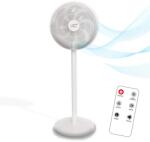 LTC Álló ventilátor WT114 55W 14" digitális kijelző, távirányító, fehér