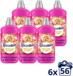 Coccolino Tiare Flower & Red Fruits 6×1, 288 l (56 mosás) (6x8720181929953)