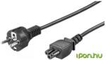 Goobay 230V Lóhere Tápkábel Fekete 1.8m 93586 (93586)