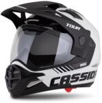 Cassida Sisak Tour 2, 0 Dual, fehér/fekete/fekete matt 2025, méret XL (M140-2196-XL)