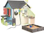 Smoby Căsuță cu magazin și restaurant cu nisipar Chef House Life Smoby extensibilă cu set meteorologic (SM810256-Y) Casuta pentru copii