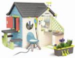 Smoby Căsuță cu magazin și restaurant cu duș Chef House Life Smoby extensibilă cu bucătărie sub lampă (SM810256-Z) Casuta pentru copii