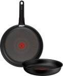 Tefal Set tigaie Tefal Ingenio Explore 3 piese, antiaderent, design compact, negru (P0009002)