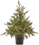  Pino Argentato dekoratív műfa 240 MINILED URI-val, 3D tűkkel, 90 cm, zöld