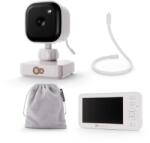 KinderKraft Babyphone Kinderkraft NITEEYE TRAVEL cu camera, monitor 4, 3, cablu, VOX, alb (KENITR00WHT0000) Aparat supraveghere bebelus