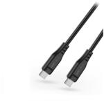 ACEFAST USB Type-C - USB Type-C adat- és töltőkábel 1, 2 m-es vezetékkel - ACEFAST C3-03 Acewire Charging Data Cable - 60W - feke (ACE-6974316280842)