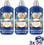 Coccolino Passion Flower & Bergamot 3×1, 288 l (56 mosás) (3x8720181929908)