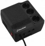 PowerWalker Stabilizator de tensiune 600VA360W iesire 3xShuko protectie modem telefon Powerwalker (10120300)