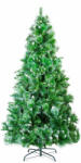  Műfenyő - 210 cm - ezüstfenyő dús ágakkal - PVC - havas (GLOB-56482D)