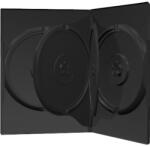 MEDIARANGE CD/DVD videódoboz fekete 4x 50db BOX17 (BOX17)