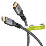 Goobay HDMI 2.1 Összekötő Fekete-Ezüst 3m 65262 (65262) - ipon - 6 389 Ft