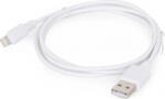 Gembird Cablu de date Gembird USB 8-pin 1m Alb (cc-usb2-amlm-w-1m)