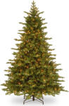 Műzöld bécsi fa lámpákkal, PE, 198 cm, 600 LED, zöld
