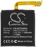 Cameron Sino Huawei Watch GT 2 Pro CAMERON SINO Li-Polymer akku 3.82V/450mAh Huawei HB532729ECW kompatibilis FEKETE (CS-HGT246SH)