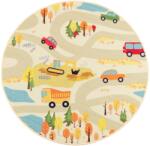 Multidecor Детски килим stella streets 120 см бежов/град (mu0268)