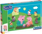 Clementoni Puzzle Clementoni de 104 piese maxi - Purcelușul Peppa (25017) Puzzle