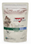 BonaCibo Adult Pisica Ficat Plic, 85 gr