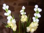  EUROPALMS Arum set, 3 branches with LEDs white 85cm (83330302)
