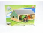 Hipo-p. g. golda Shed for four tractors 25x33x17cm 610047 wooden
