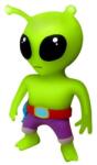 diramix Monsterflex: Stumble Guys seria 2 figură extensibilă - Extraterestru Verde (0505 GA) Figurina