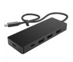 HP USB-C Travel Hub G3, Dokkoló, 2x USB-C, 2x USB 3.1, HDMI (86S97UT)