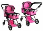 LEAN Toys 2in1 Doll Bogie and Stroller Alice - Pink