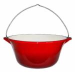 Perfect Home Ceaun din Fonta Emailata, 30 l, Rosu, Perfect Home (MRK-30E) Ceaun