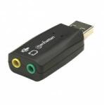 Ic intracom Manhattan sound card 3d virtual 5.1 to usb 2 - mallbg Звукови карти