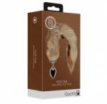 EasyToys Fox Tail Plug Brown - Metal Intimate Accessory with Fluffy Tail