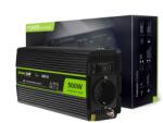 Green Cell Инвертор green cell, 12/220v, dc/ac, 500w/1000w, Чиста синусоида - ggbox