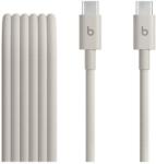 Beats Audio Cablu de date Apple Beats MDGD4EE/A, USB-C la USB-C, 1.5m (Alb) (MDGD4ZM/A)