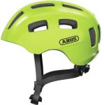 ABUS Youn-I 2.0 gyerek bukósisak, LED világítással, M-es méret (52-57 cm), neonsárga